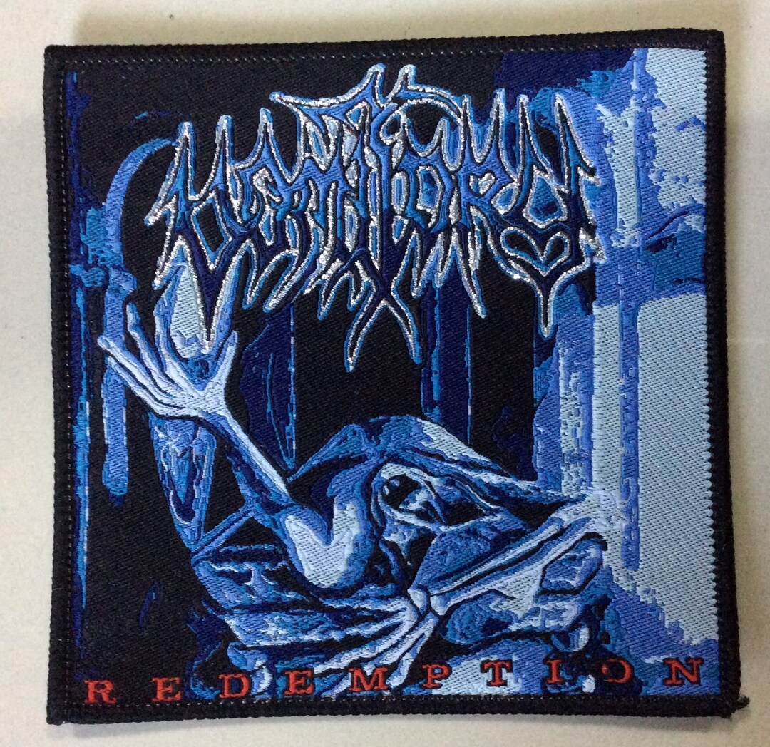 Vomitory Dsign VOMITORY “redemption” Woven Limited Patch Black Border Brutal Horror ...