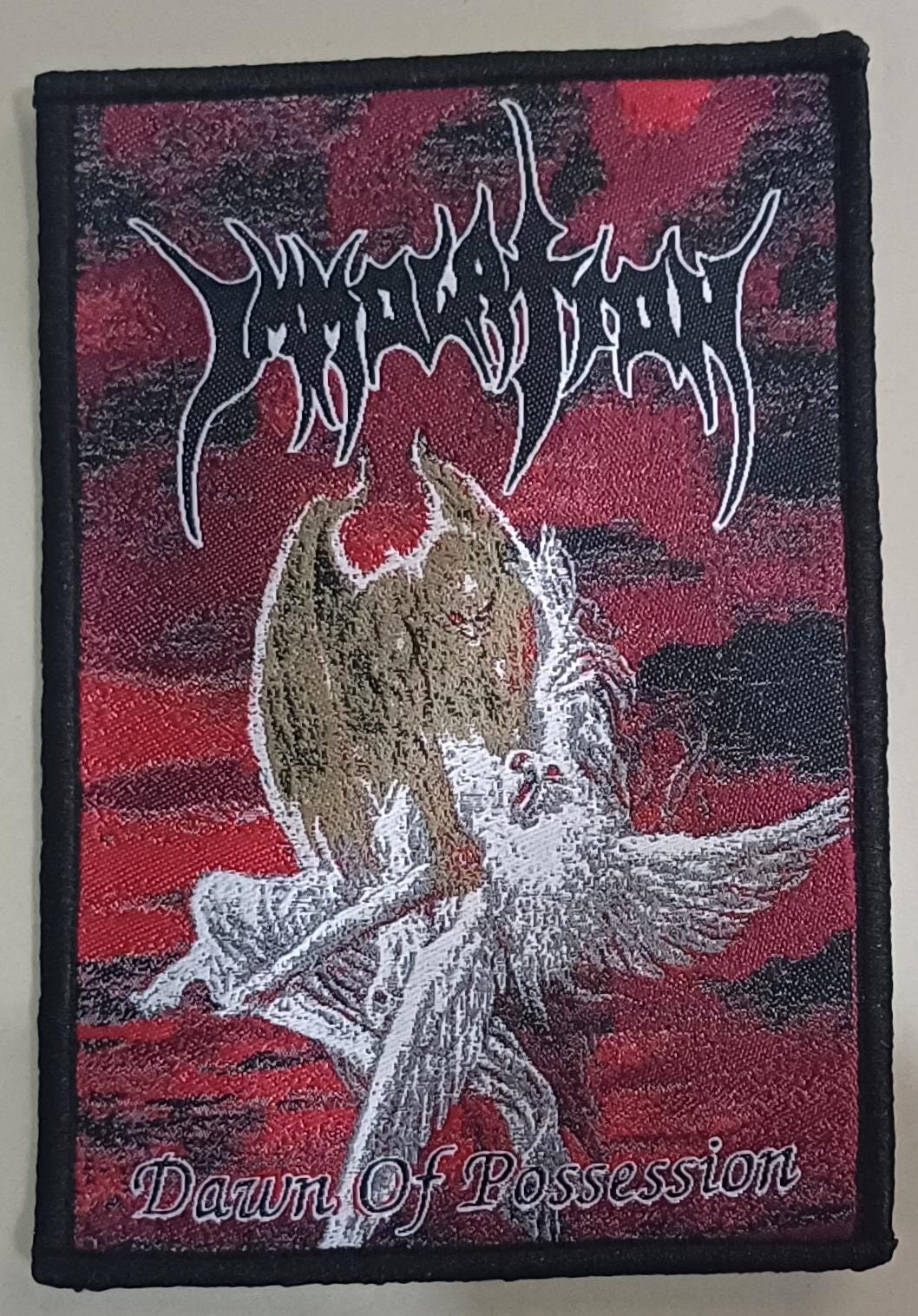 国内盤貴重デスメタル4枚セット Immolation／Desultory IMMOLATION「Dawn of Possession」織りパッチ、残忍なゴアグラインド