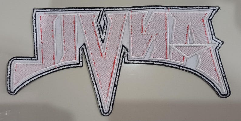 ANVIL Big Logo Back Shape Embroidered Patch Backpatch Speed Heavy Metal ...