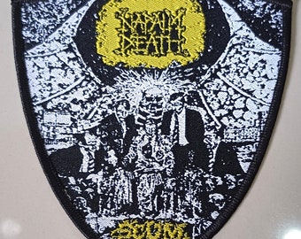 NAPALM DEATH "Scum" parche tejido brutal gore grind core death metal
