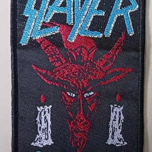 SLAYER „Black Magic“ Webpatch – Schwarzer Rand – Speed Thrash Metal