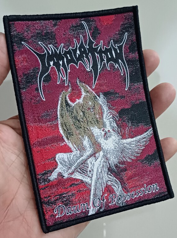 IMMOLATION dawn of Possession Woven Patch Brutal Gore Grind