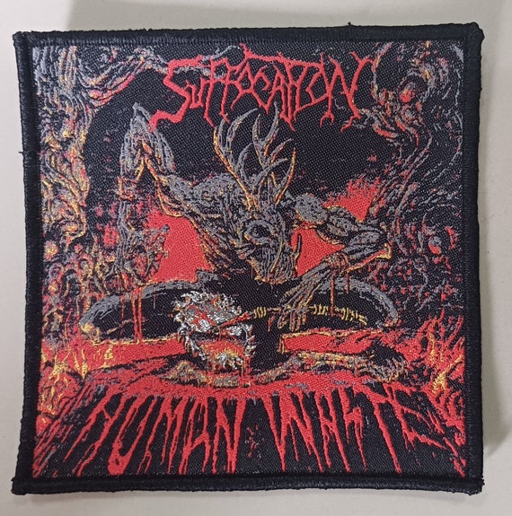 SUFFOCATION “human Waste” Woven Patch Dead Stock, Brutal