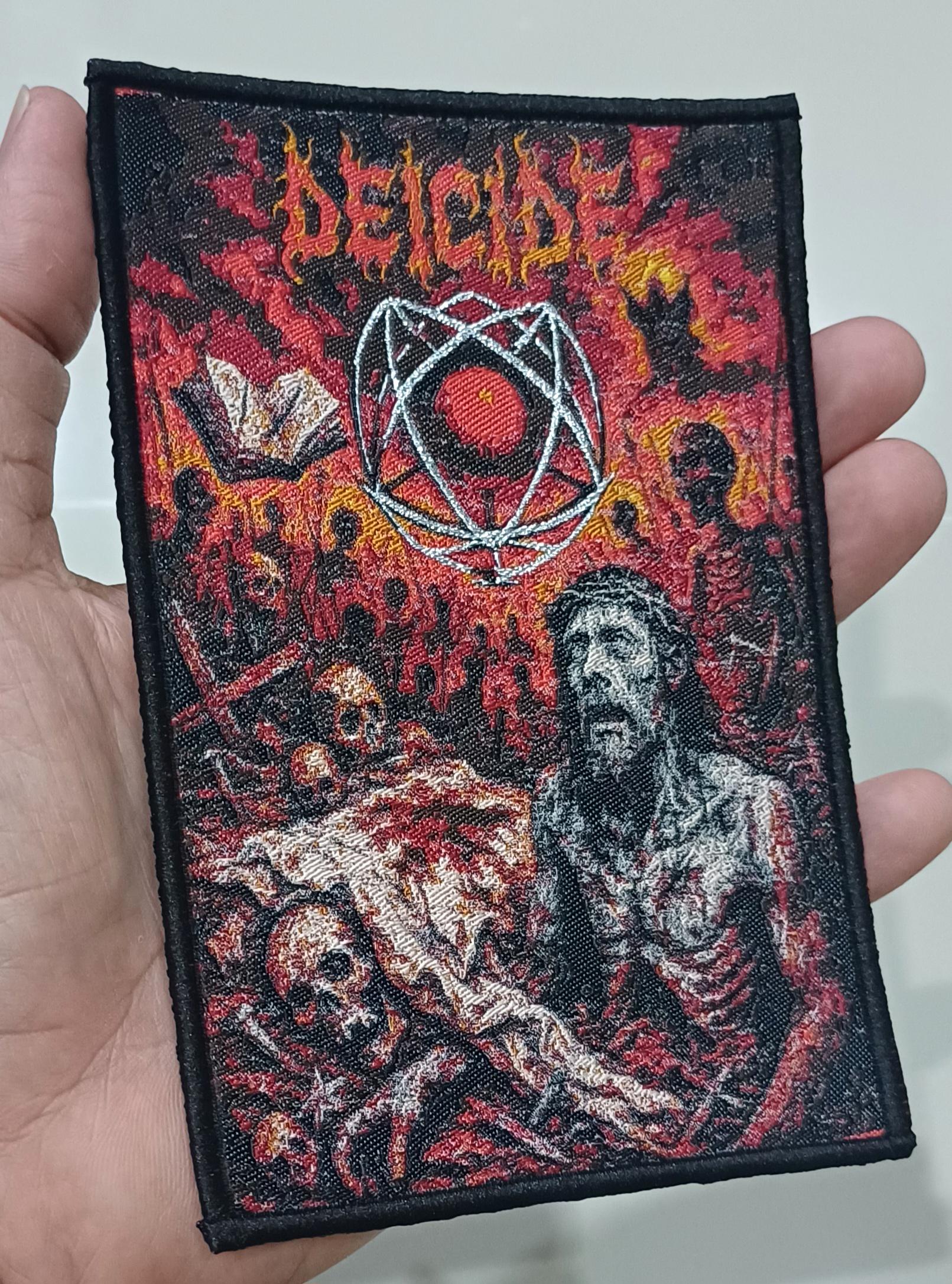 DEICIDE - Limited- Woven Patch - Black Border Death Metal - Etsy