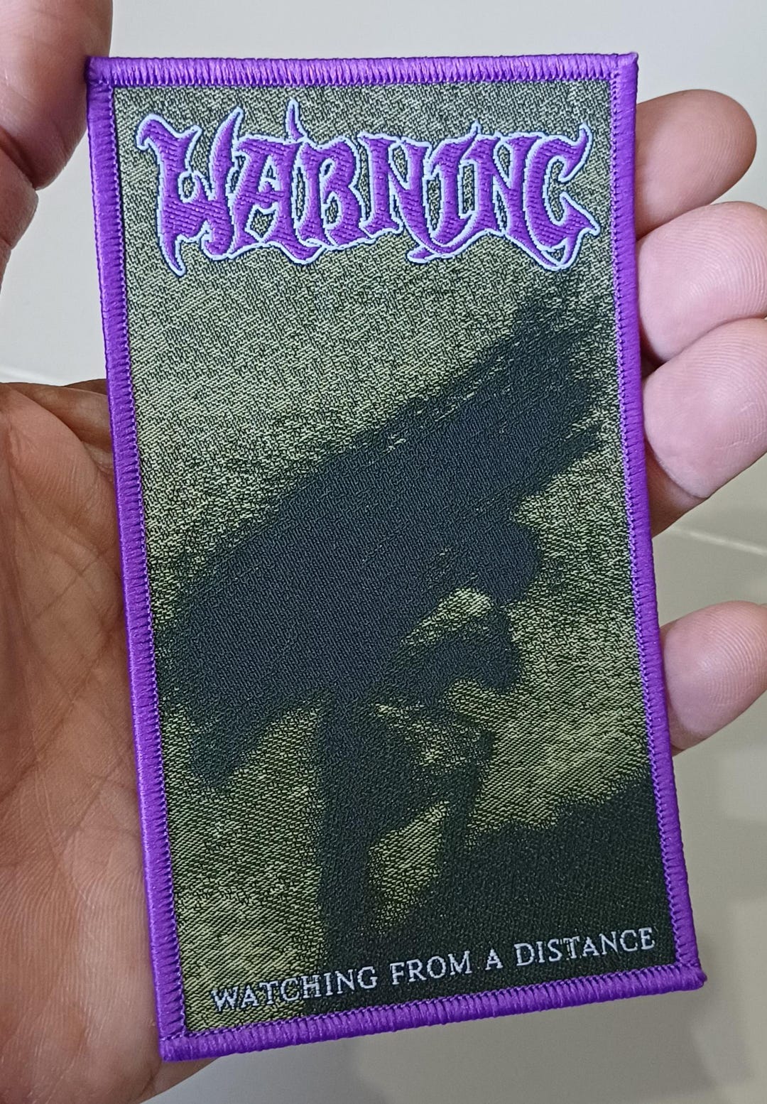 Distance Rider Back Patch WARNING