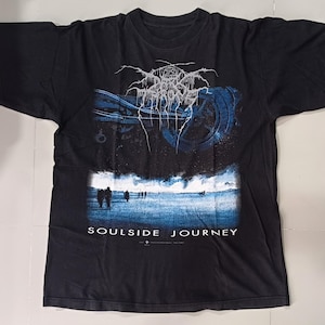 DARKTHRONE “soulside journey”  official vintage T-shirt original 2001 peacevile made in Eangland very rare