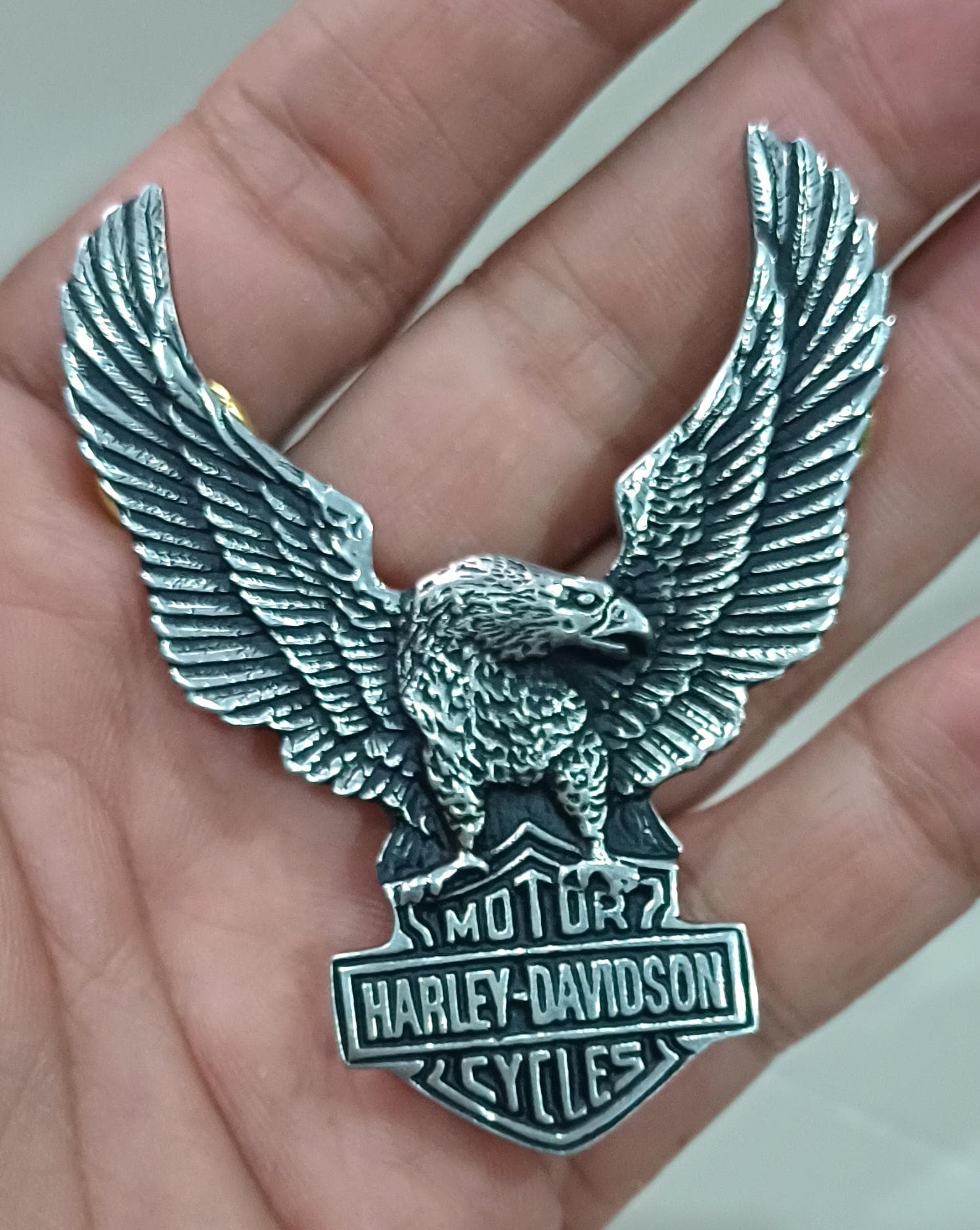 ハーレーダビッドソンHarley-Davidson ピンバッジ　デッドストック ヴィンテージ 90年代 ハーレーダビッドソン イーグルピン デッド