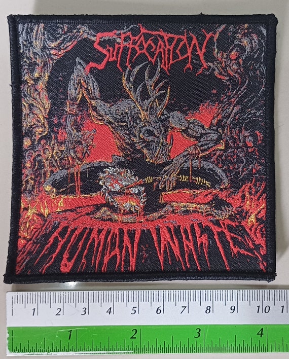 SUFFOCATION “human Waste” Woven Patch Dead Stock, Brutal