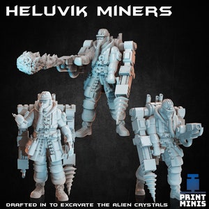 Mineurs Heluvik (par Print Minis)
