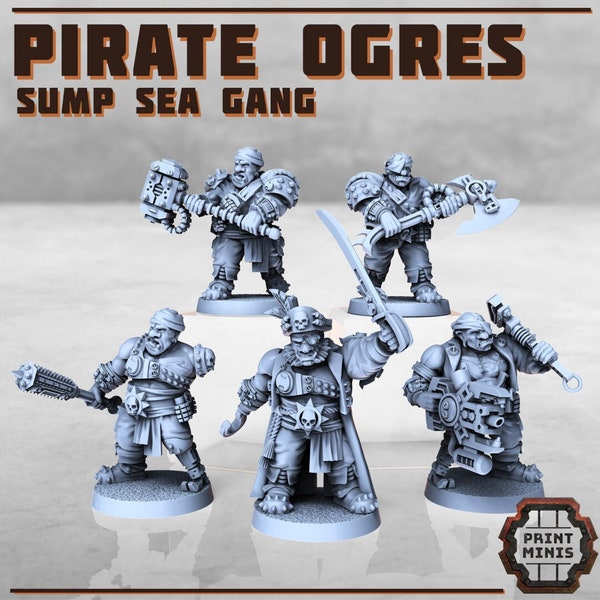 Piraten Oger - Sump Sea Gang (by Print Minis)