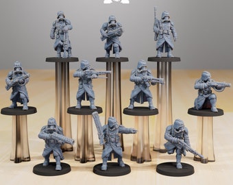 Grim Guard Troopers - set of 10 (sculpted by Stationforge)
