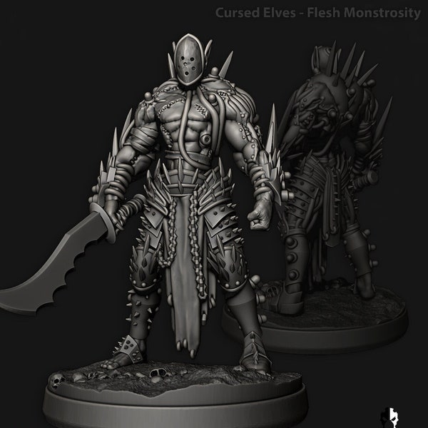 Flesh Monstrosity 01 - Cursed Elves (Sculpted by Edge Miniatures)