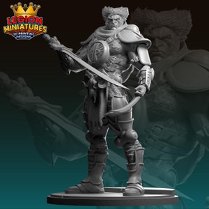 Wolverine Horseman of Death Fan Art 40mm Miniature (Sculpted by Legion Miniatures)  (Crisis Protocol Proxy/Alternative)