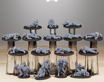 Grim Guard Fallen (16) (sculpted by Stationforge)