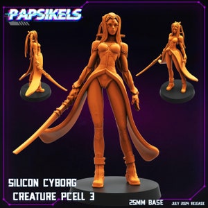 Criatura Cyborg de Silício PCell 3 (esculpida por Papsikels)