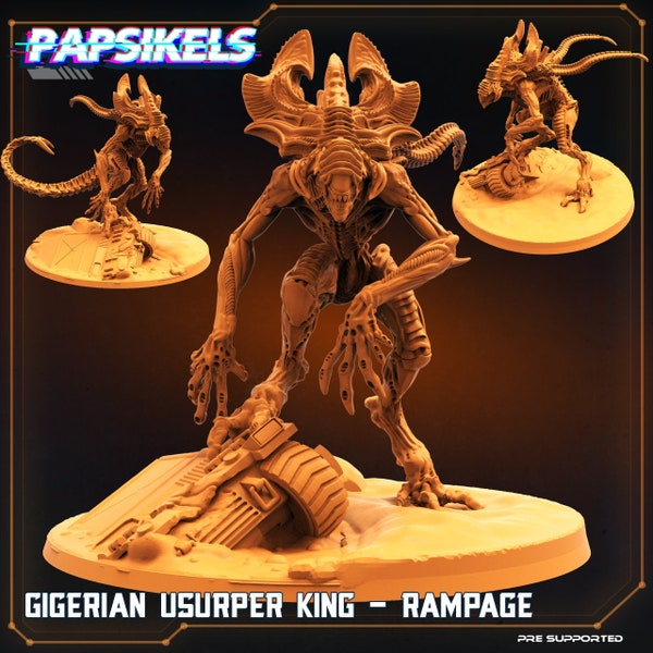 Xenomorph Gigerian Usurper King (sculpted by Papsikels)