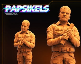 Papz Industries Crew SY-N-T3-T1-C Dust The Android Agent (sculpted by Papsikels)