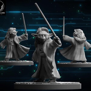 Yaddle - Fan Art (40 mm miniatura - wyrzeźbiona przez Warblade Studios)
