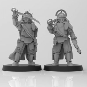 Lunar Auxilia Commanders (2) (sculpted by That Evil One)