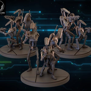 B1 Droids - Fan Art (40mm miniature - sculpted by Warblade Studios)