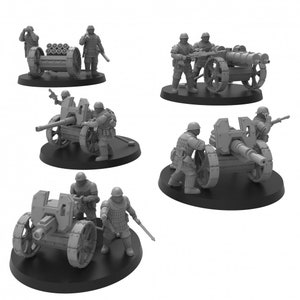Foederatii Heavy Weapons Teams (sculpted by That Evil One)