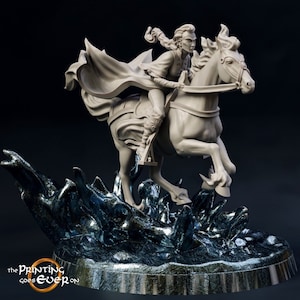 Elven Lady Aranwen - Mounted (sculpted by Print Goes Ever On)