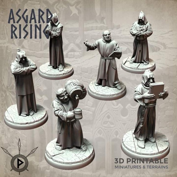 English Monk By Asgard Rising Cleric Priest Warband Etsy