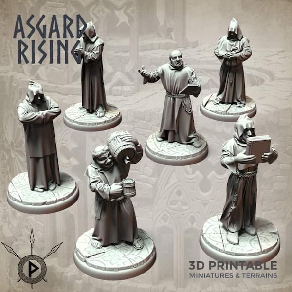 English Monk by Asgard Rising (cleric / priest / warband)