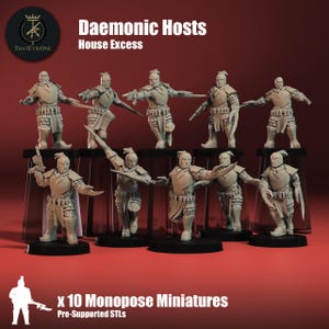House Excess Daemonic Hosts (10) (sculpted by That Evil One)