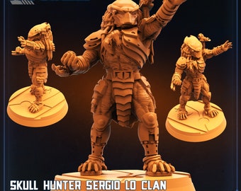 Skull Hunter Sergio Lo Clan Apprentice - Alt Predator Warrior (sculpted by Papsikels)