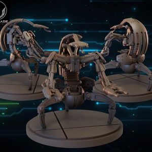 Droideka 2 - Fan Art (40 mm miniatura - wyrzeźbiona przez Warblade Studios)