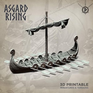 Viking Longship by Asgard Rising (Norse ship / boat / snekkar)
