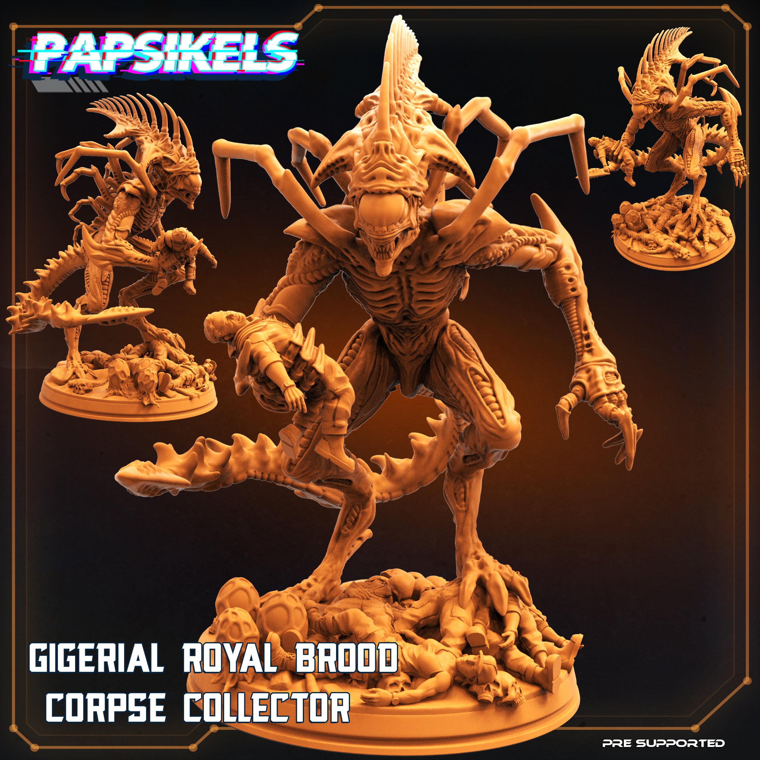 Xenomorph Alien Gigerian Royal Brood Corpse Collector