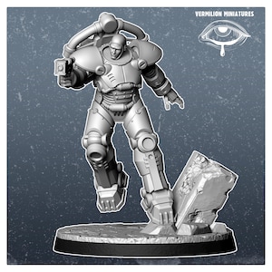 Heavy Armour 1 - Steel Rising 2 (1 miniature) (Sculpted by Vermillion Miniatures)