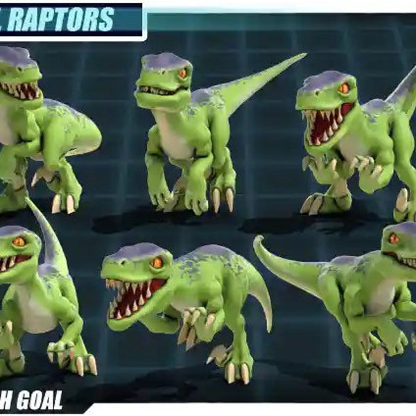 Raygun Raptors Feral Raptor Squad (by Treadhead Rad)