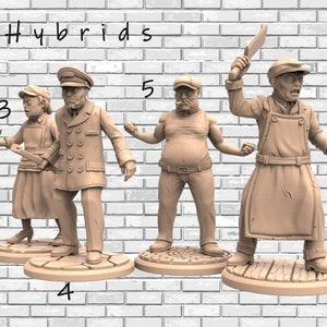 Lovecraft Cultists / Hybrids / Innsmouth Investigators (Call of Cthulhu / Achtung! Cthulhu)