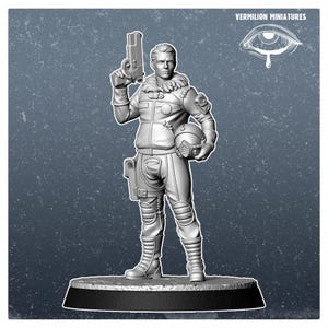 Pilot 1 - Steel Rising 2 (1 miniature) (Sculpted by Vermillion Miniatures)