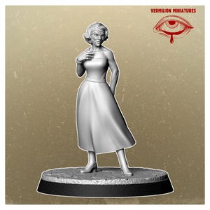 Lady 2 - Wasteland Casino (Sculpted by Vermillion Miniatures)
