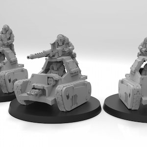 Lunar Auxilia Tankettes (3 teams) (sculpted by That Evil One)
