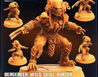 Berserker Wild Skull Hunter - Alt Predator Warrior (sculpted by Papsikels)