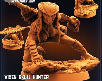 Predator Female Warrior / Blood Hunter Vixen (sculpted by Papsikels)