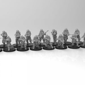 Lunar Auxilia Laseris Troops (20) (sculpted by That Evil One)