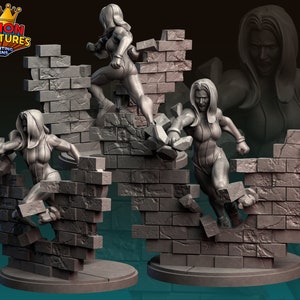 She-Hulk Fan-Art Miniatura de 40 mm (esculpida por Legion Miniatures) (Proxy de protocolo de crisis/alternativa)