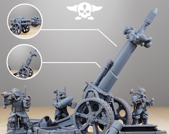 Grim Guard Light Artillery (sculpted by Stationforge)