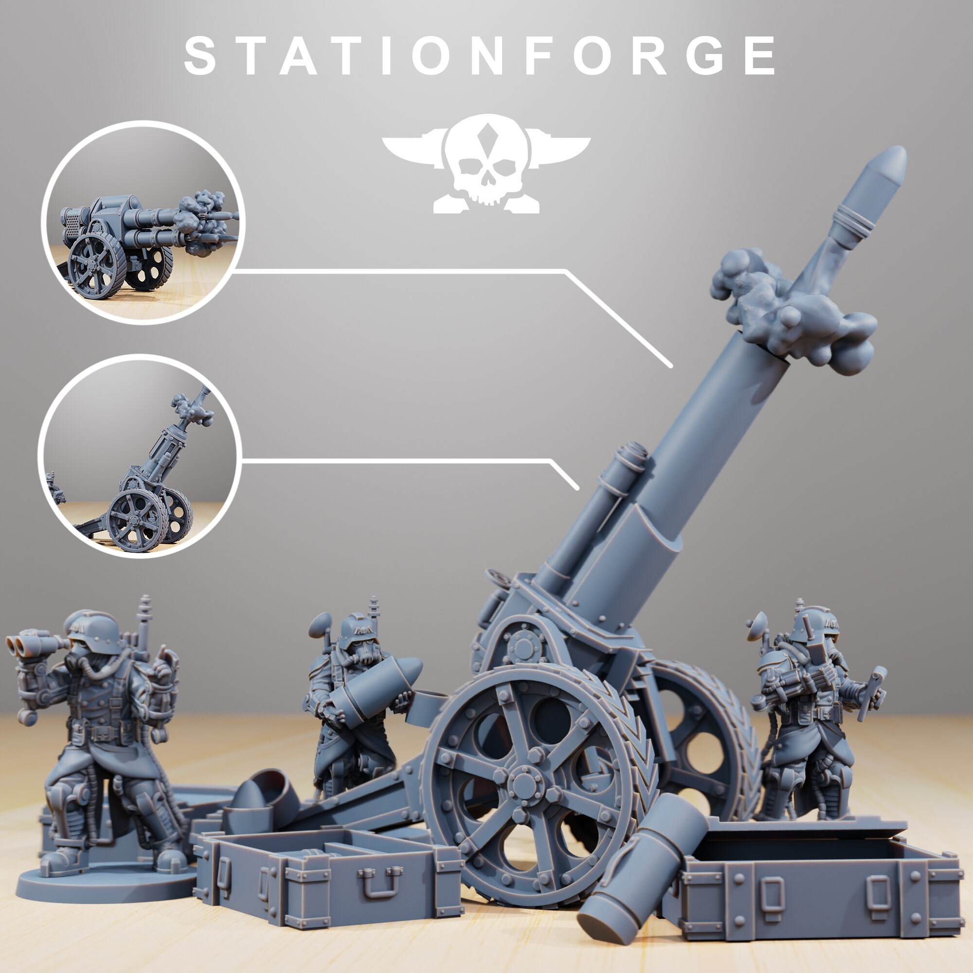 Grim Guard Light Artillery (sculpted by Stationforge) - Etsy Grim Guard Light Artillery (sculpted by Stationforge) - Etsy