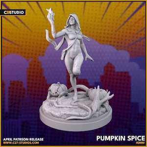 Hallows Eve / Pumpkin Spice 40mm miniature (sculpted by C27 collectibles) (Crisis Protocol Proxy/Alternative)