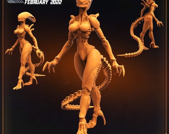 Xenomorph Alien Gigerian Brood Succubus (E) (sculpted by Papsikels)