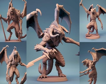 Abishai / Dragonfolk by Rescale Miniatures