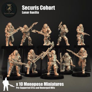 Lunar Auxilia Securis Cohort (10) (sculpted by That Evil One)
