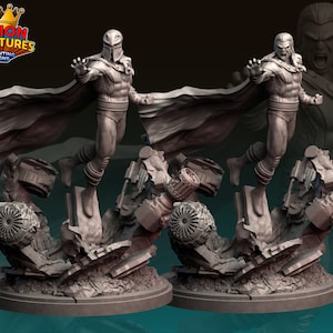 Magneto Fan Art 40mm Miniature (Sculpted by Legion Miniatures)  (Crisis Protocol Proxy/Alternative)